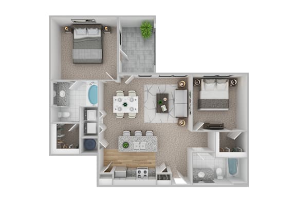 The Tokyo Floor Plan at Century Cedar Hill, Cedar Hill, 75104